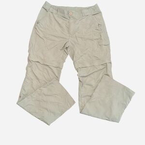 Columbia Women's Khaki Zip-off Cargo Hiking Pants